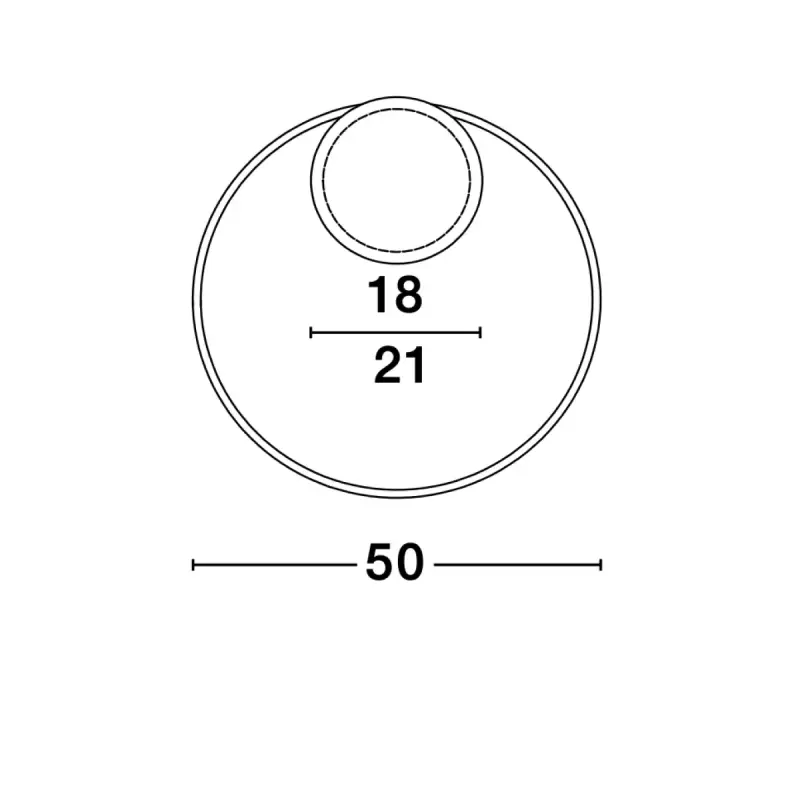 Stropne svietidlo NOVA LUCE 9348072 LED 32W 3000K 1630lm 230V IP20